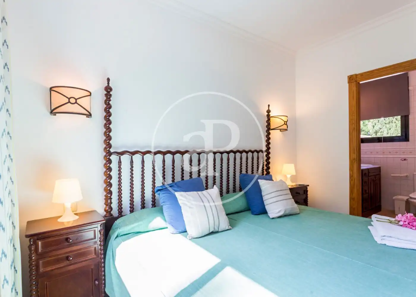 Bedroom of Houses for rent in Pollença  with Air Conditioner, Private garden and Terrace