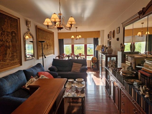 Living room of Flat for sale in Teo  with Heating, Private garden and Parquet flooring