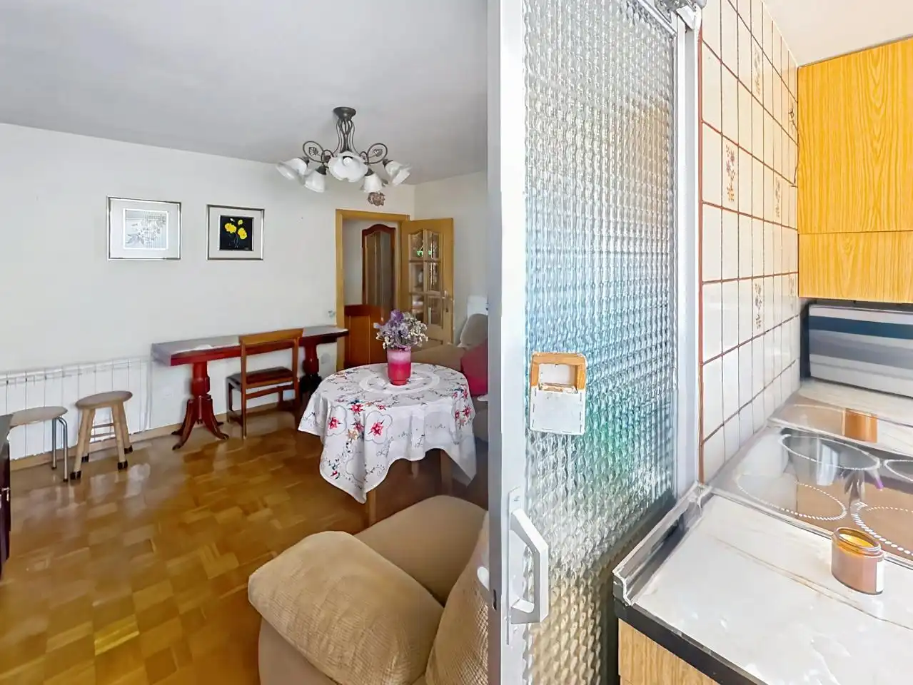 Comedor de Piso en venta en Madrid con Calefacción, Terraza y Amueblado