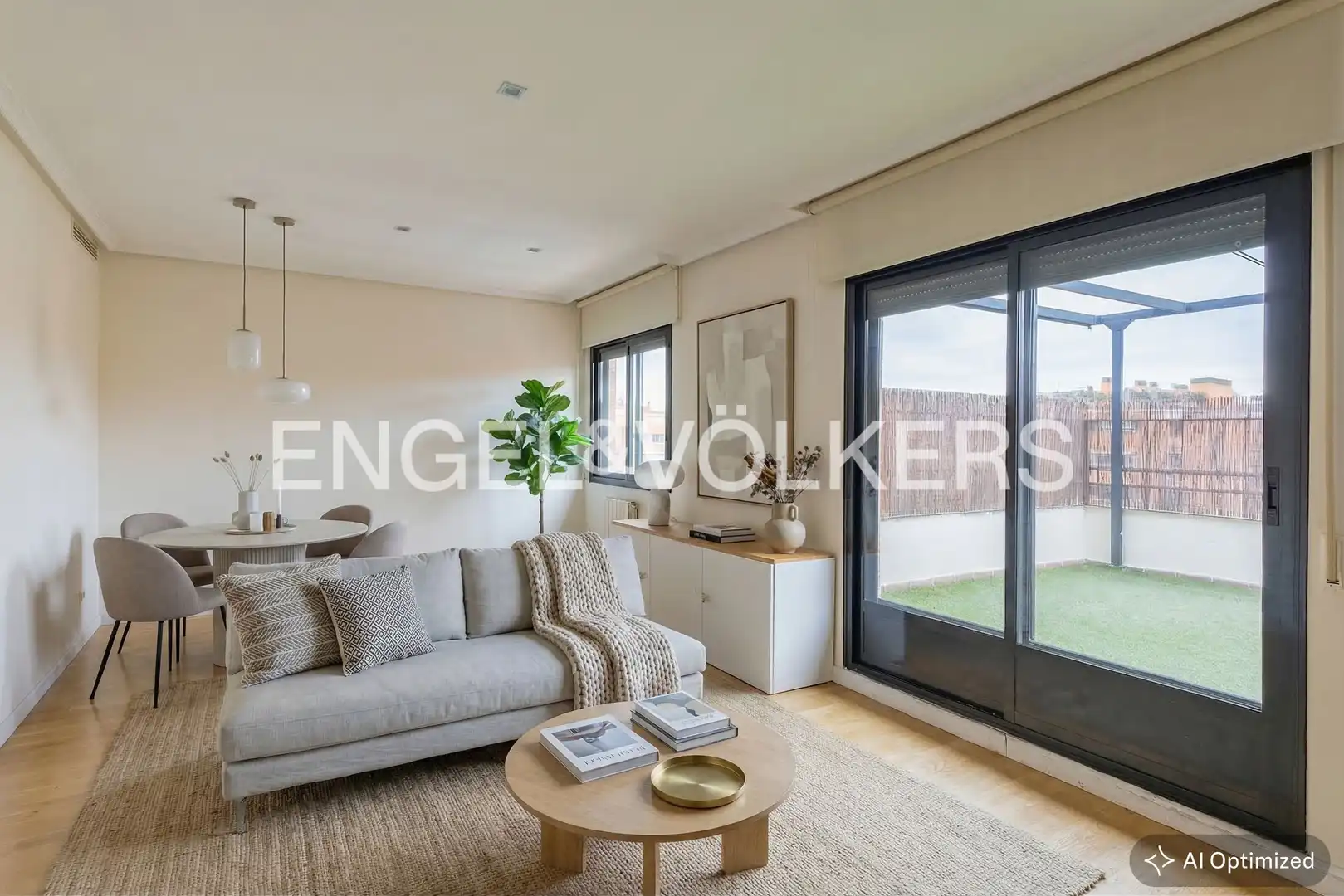 Sala de estar de Piso en venta en La Moraleja con Aire acondicionado, Calefacción y Terraza