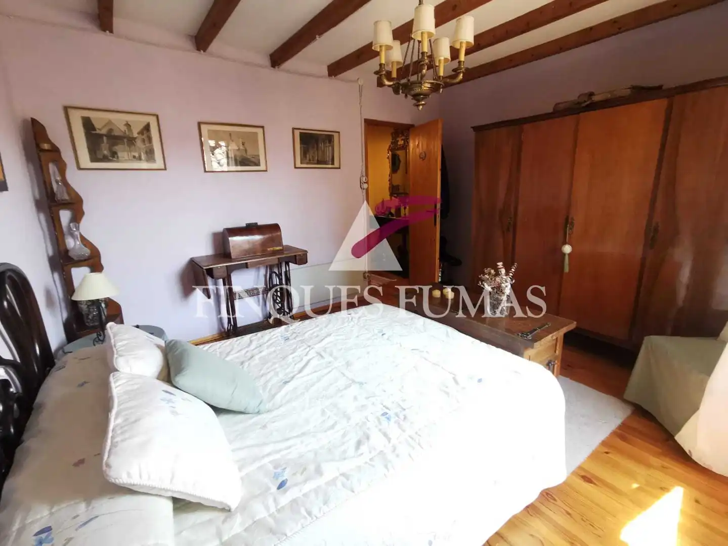Habitación de Casa o chalet en venta en Savallà del Comtat con Calefacción, Trastero y Amueblado