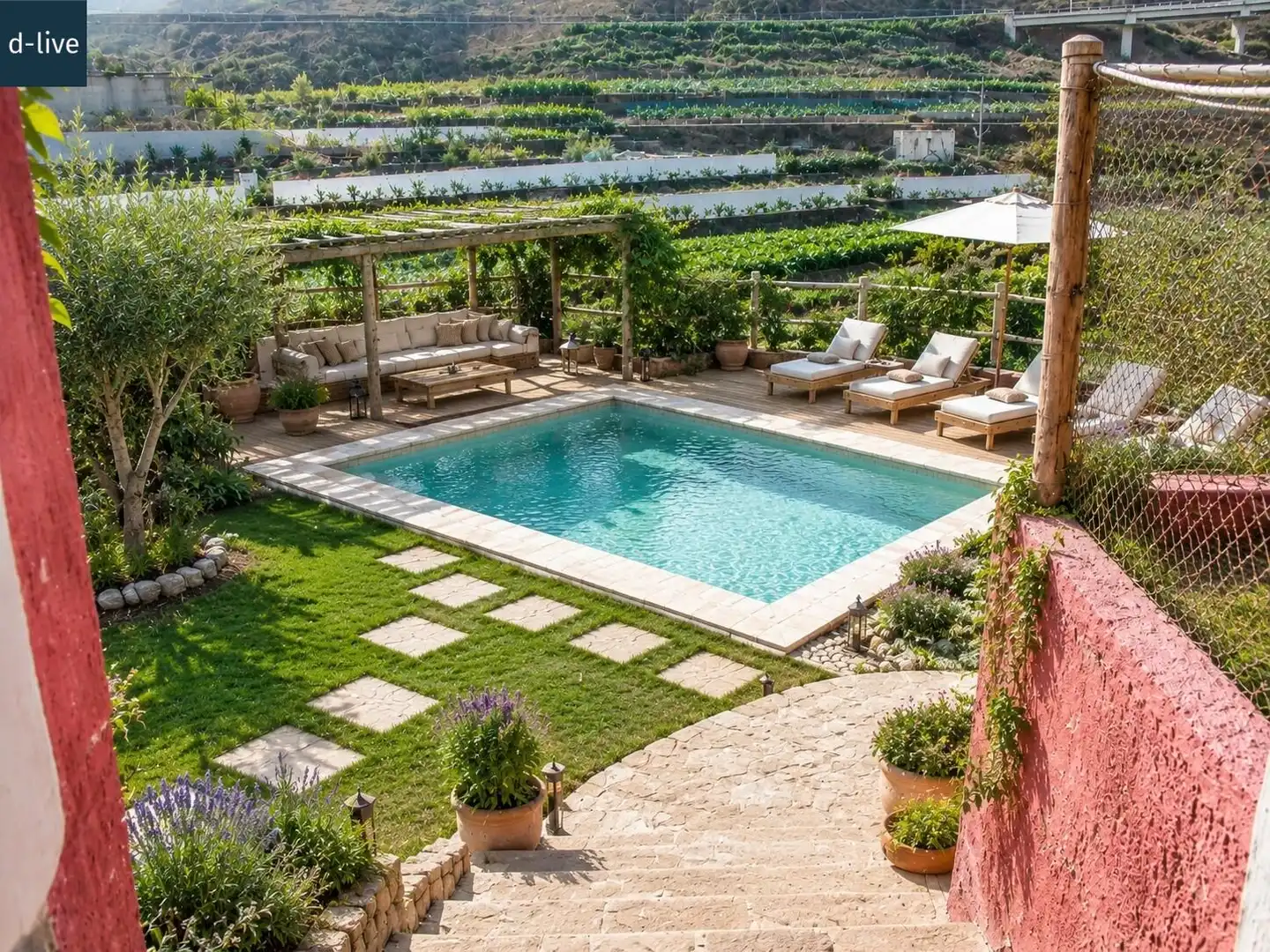Piscina de Finca rústica en venta en Santa María de Guía de Gran Canaria con Jardín privado, Terraza y Trastero