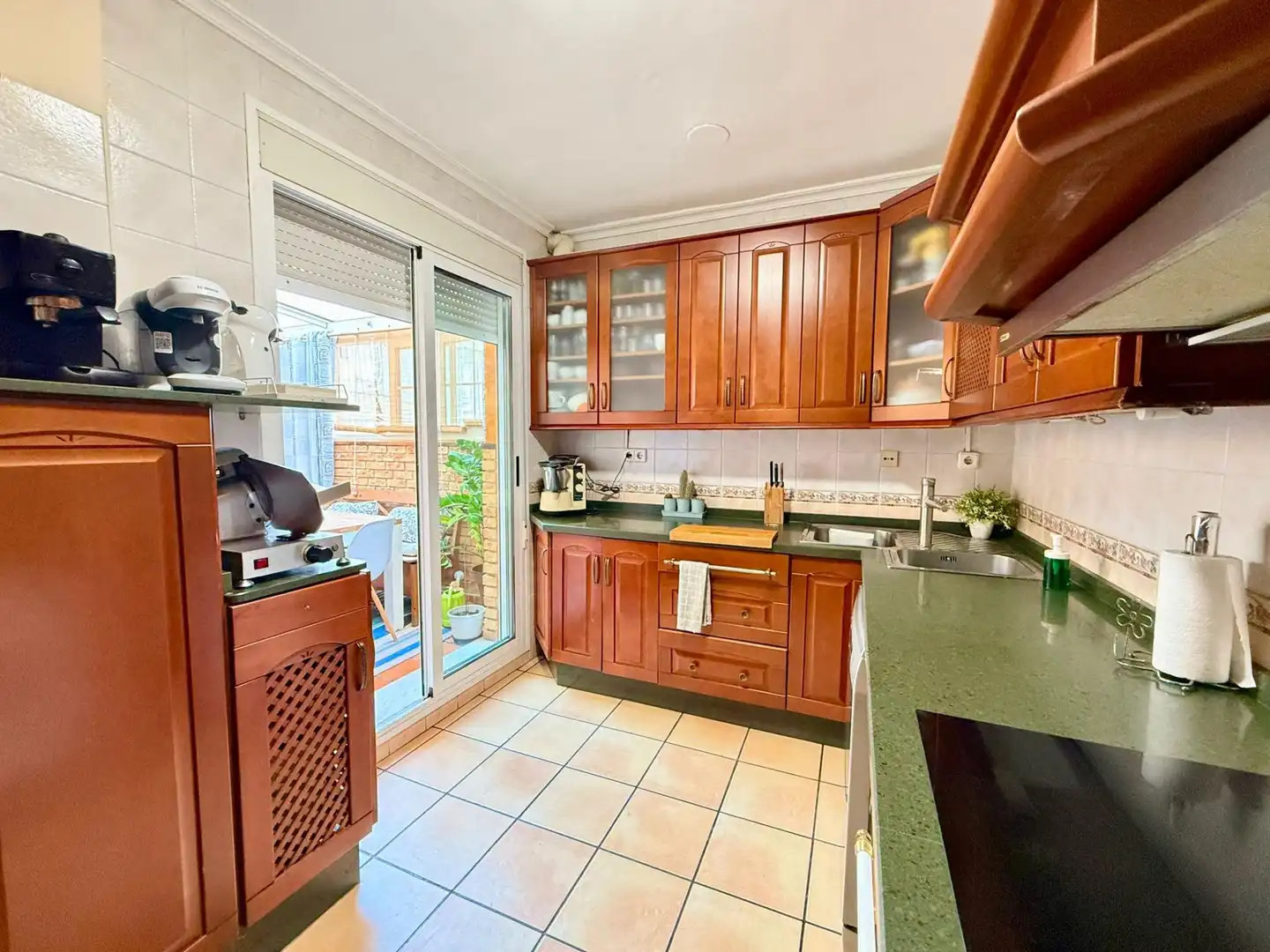 Kitchen of Detached homes for sale in Roquetas de Mar  with Air Conditioner, Balcony and Community pool