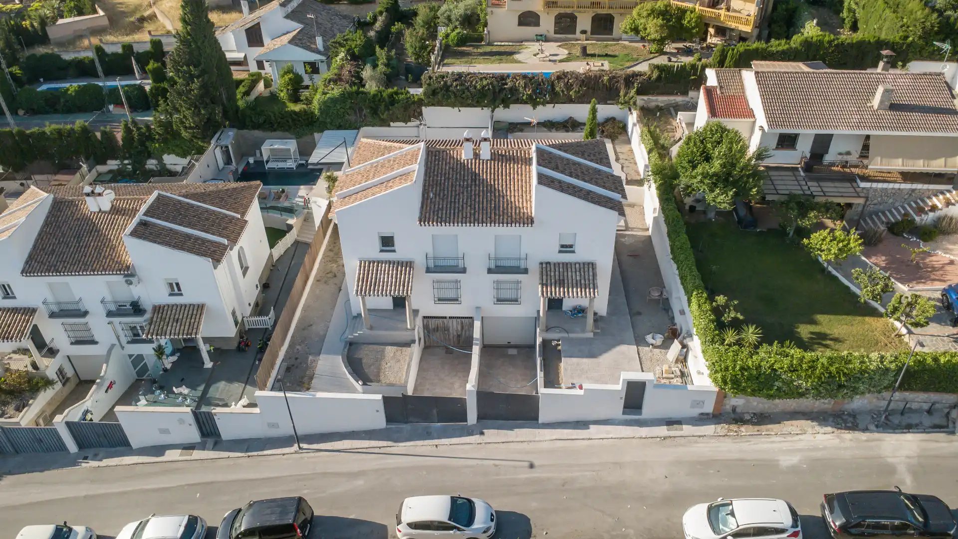 Vista exterior de Casa o xalet en venda en Padul amb Jardí privat, Piscina i Balcó