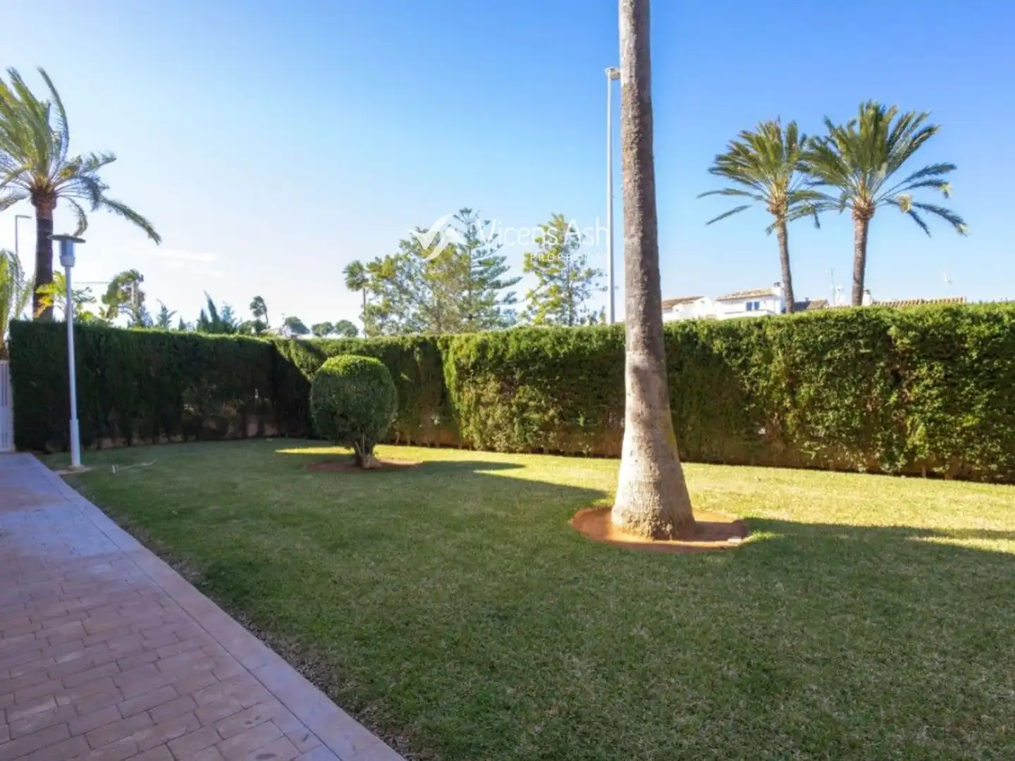 Garten von Wohnung zum Verkauf in Jávea / Xàbia mit Klimaanlage, Terrasse und Schwimmbad