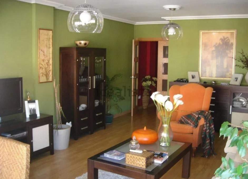 Sala d'estar de Pis en venda en Cáceres Capital amb Aire condicionat, Terrassa i Balcó