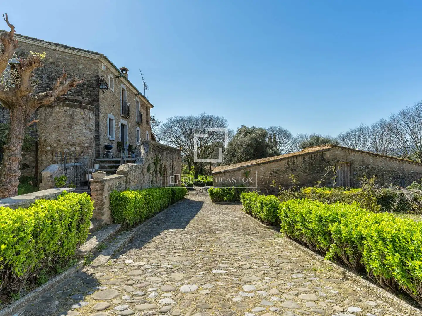 Vista exterior de Finca rústica en venta en Fontcoberta con Calefacción, Jardín privado y Terraza