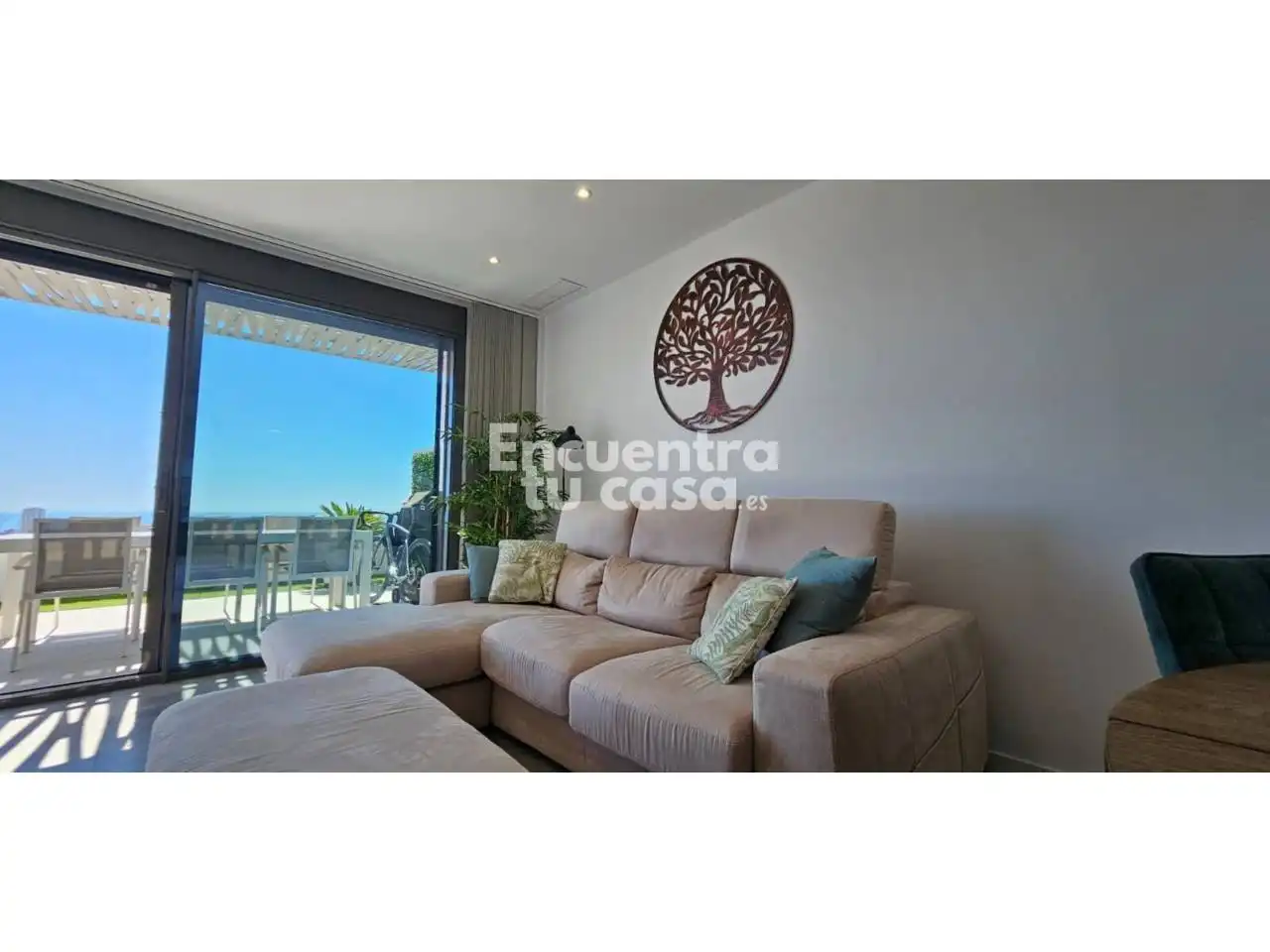 Sala de estar de Apartamento en venta en Finestrat con Aire acondicionado, Calefacción y Terraza