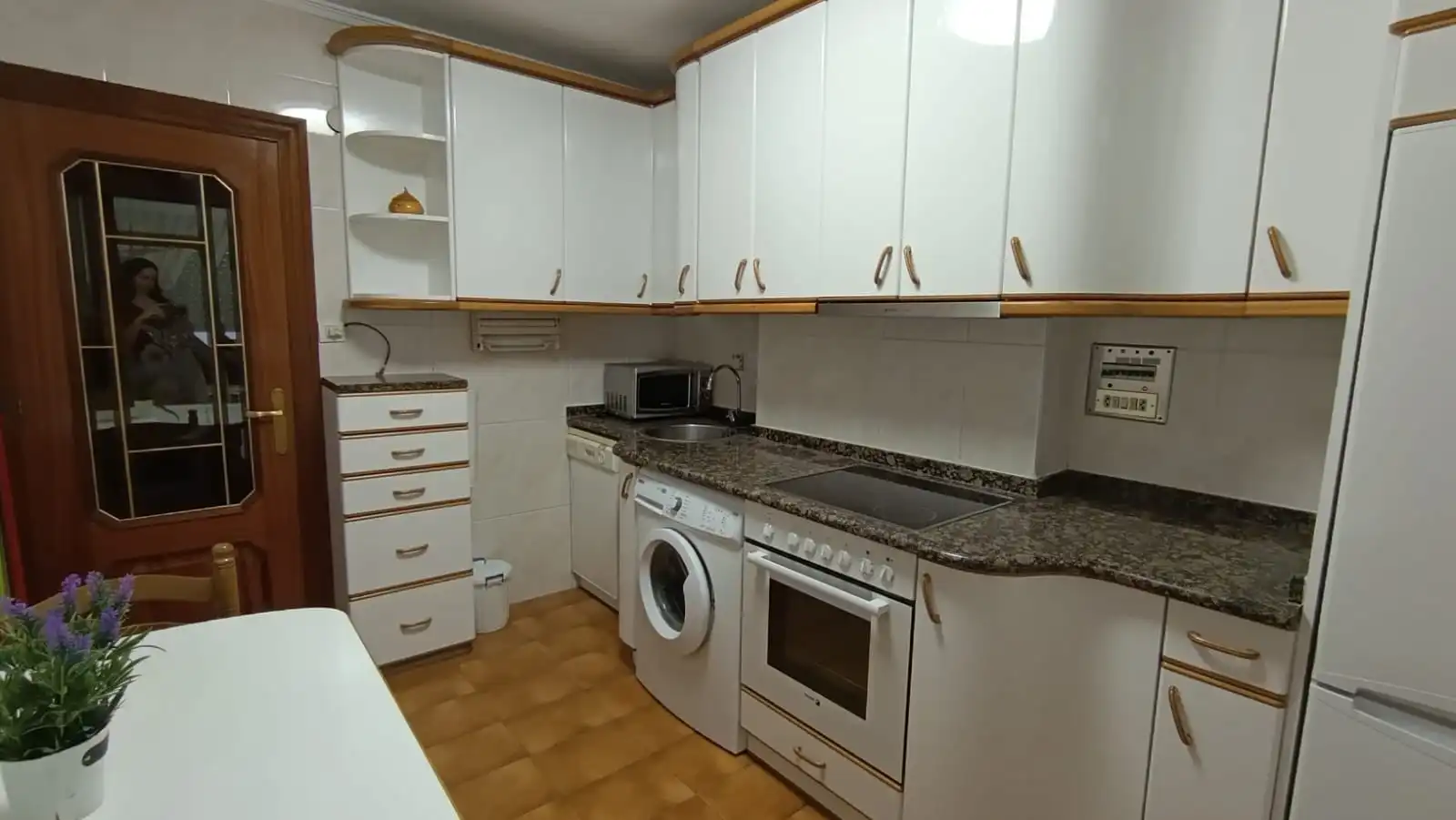 Cocina de Piso en venta en Bilbao  con Calefacción, Parquet y Amueblado