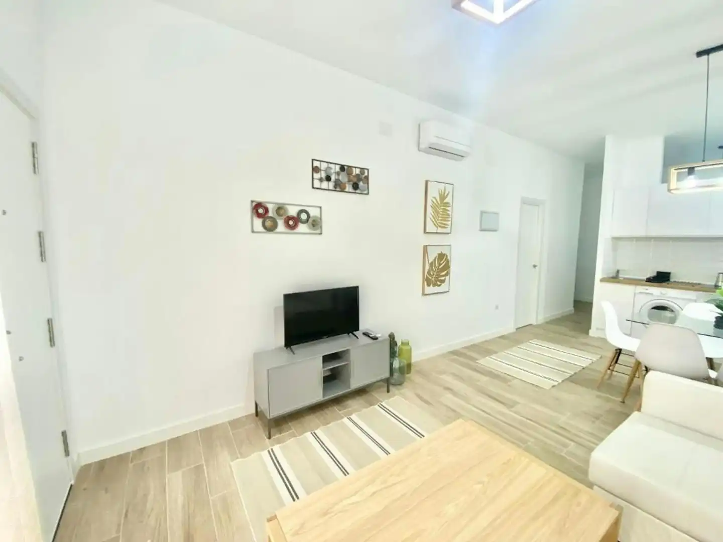 Wohnzimmer von Wohnung zur Miete in Madrid mit Klimaanlage, Heizung und Möbliert