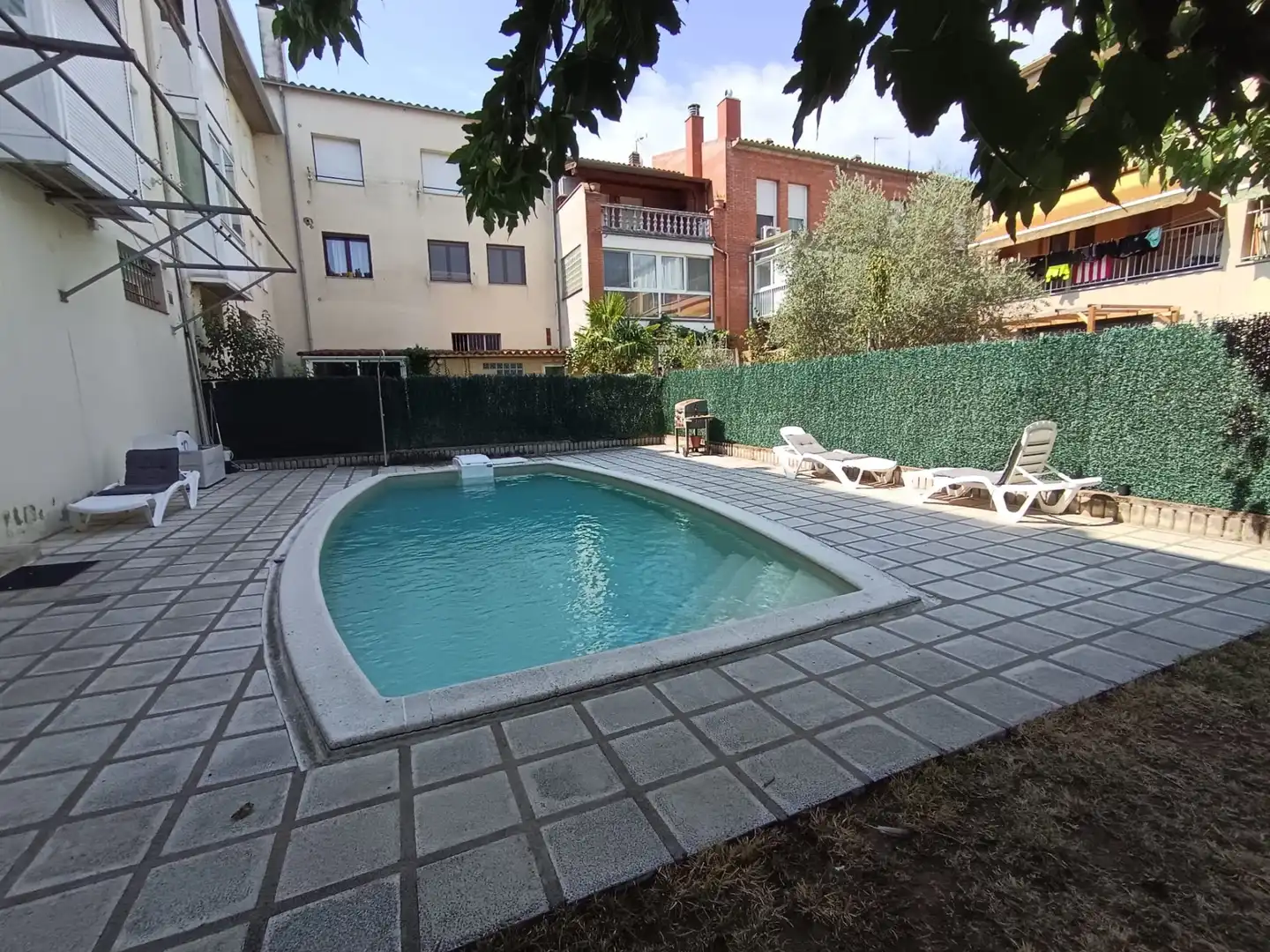 Swimming pool of Flat for sale in Bescanó  with Heating and Swimming Pool
