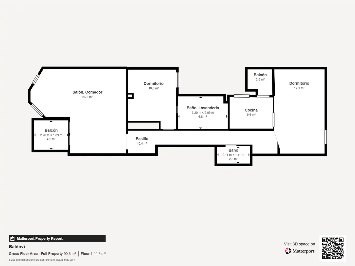 Piso en venta en Valencia con Aire acondicionado, Calefacción y Balcón