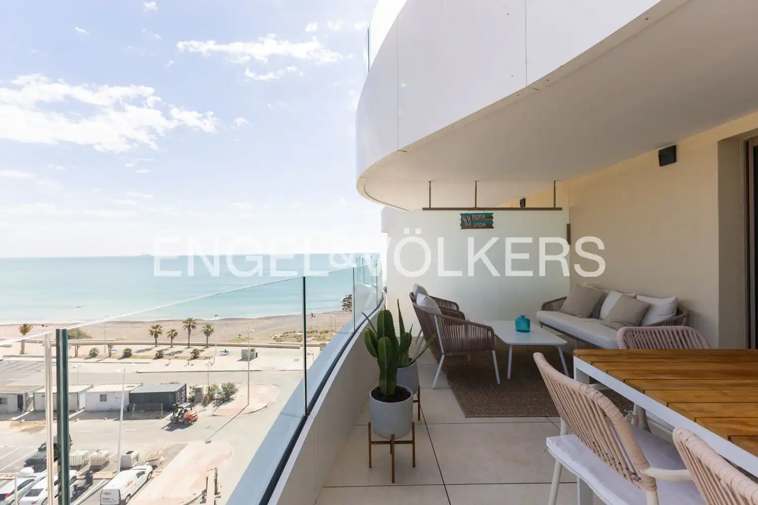Balcony of Flat for rent in El Puig de Santa Maria  with Air Conditioner, Heating and Private garden
