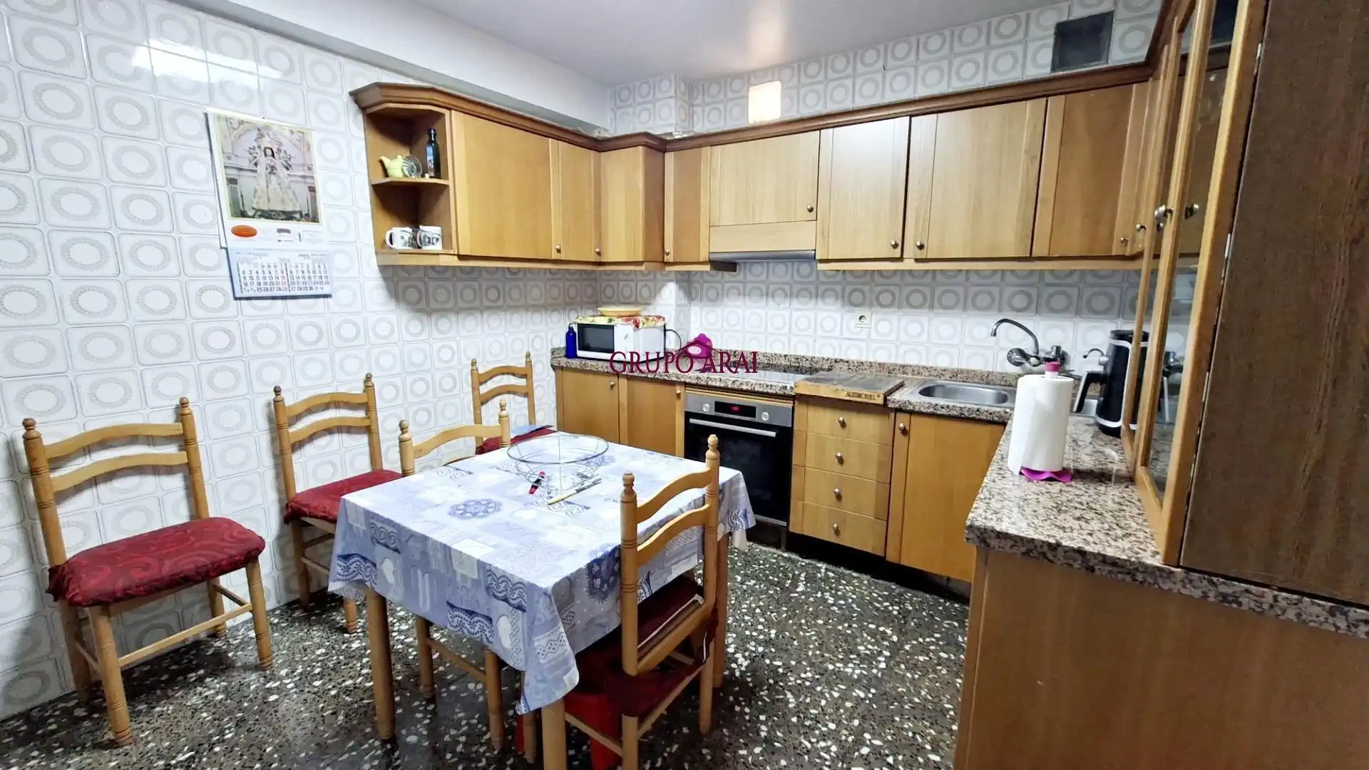 Kitchen of Flat for sale in Aspe  with Balcony