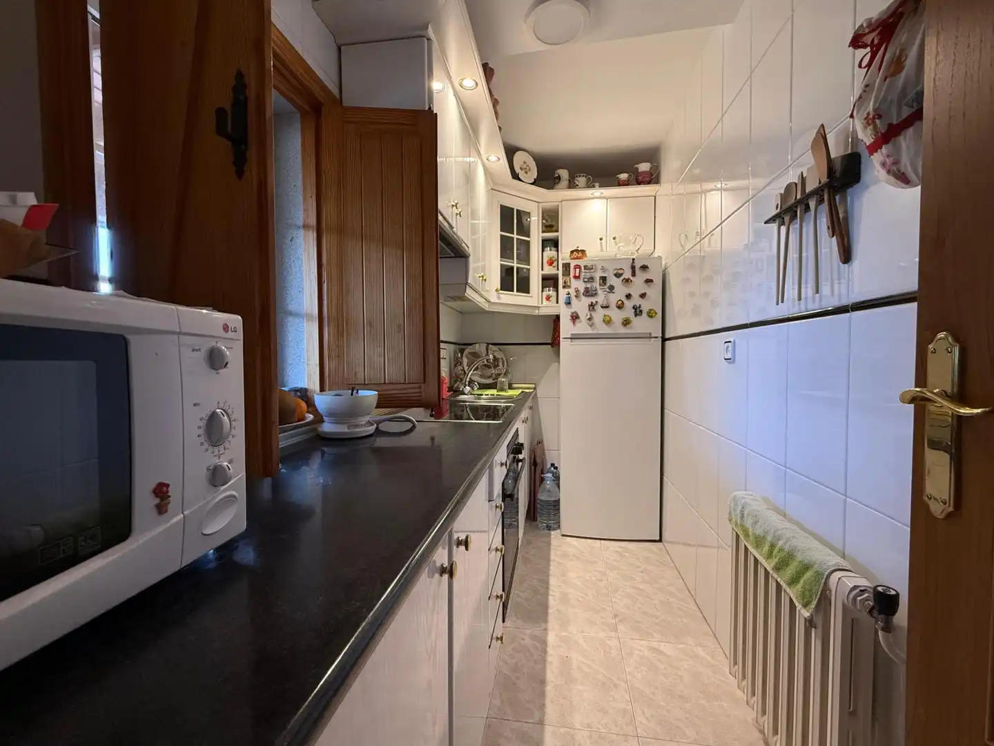 Cocina de Casa o chalet en venta en San Amaro con Calefacción, Jardín privado y Parquet