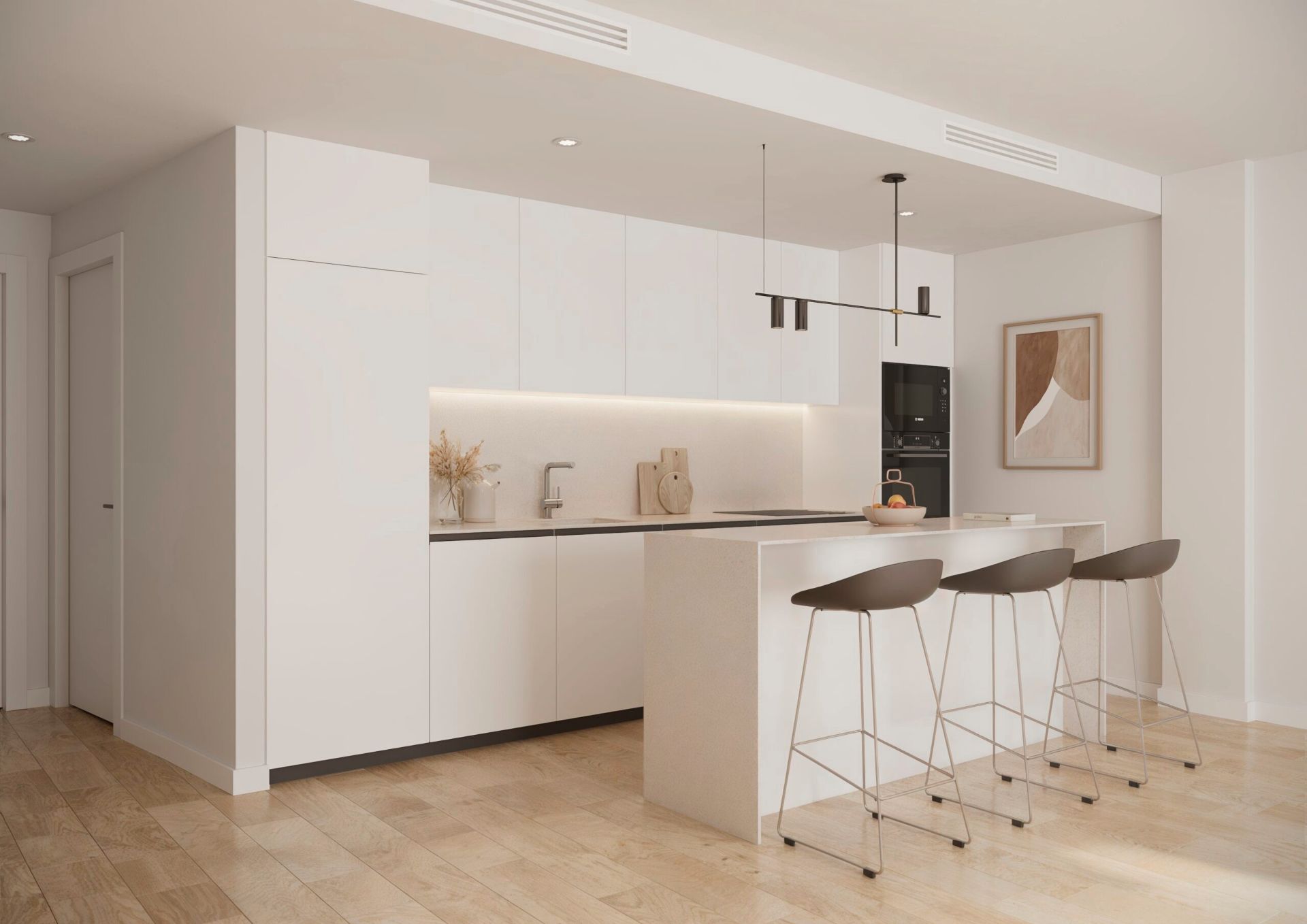 Cuina de Apartament en venda en Marbella amb Aire condicionat, Calefacció i Terrassa