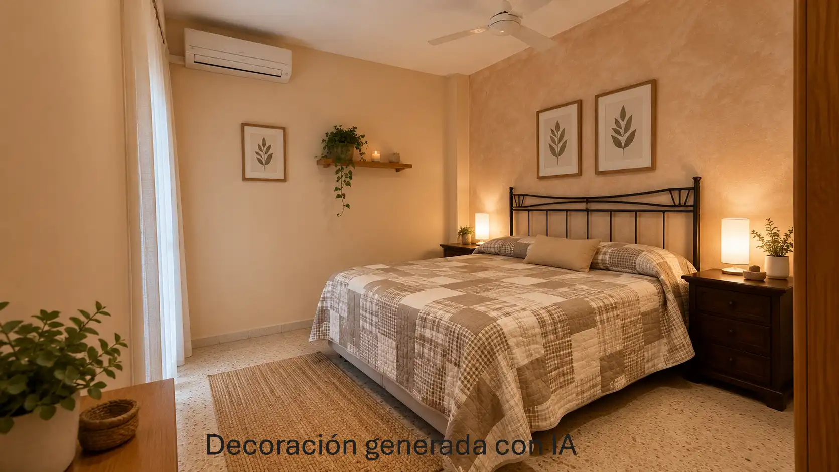 Schlafzimmer von Wohnung zum Verkauf in Cornellà de Llobregat mit Klimaanlage, Heizung und Möbliert