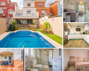 Exterior view of Single-family semi-detached for sale in Castilleja de la Cuesta  with Air Conditioner, Private garden and Parquet flooring