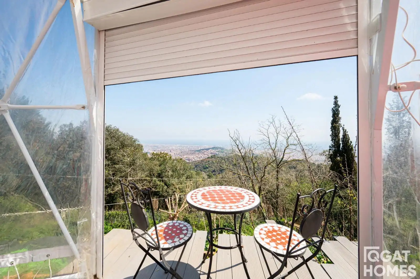 Terrassa de Casa o xalet en venda en Barcelona amb Aire condicionat, Calefacció i Jardí privat