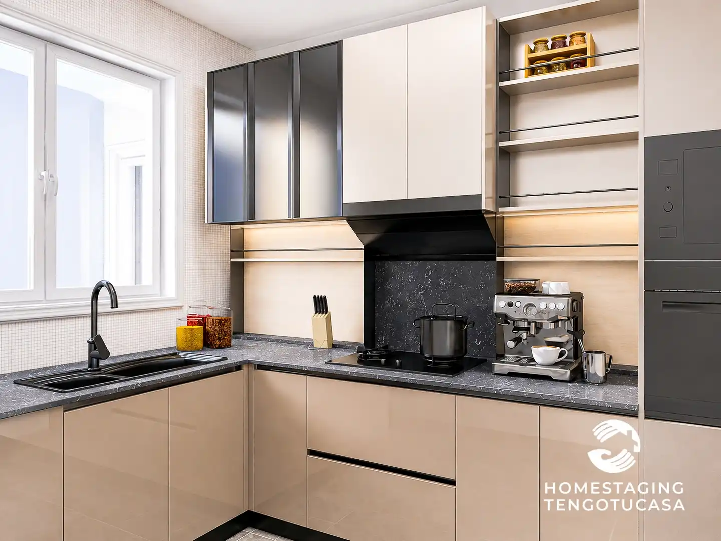 Kitchen of Attic for sale in Madrid  with Furnished