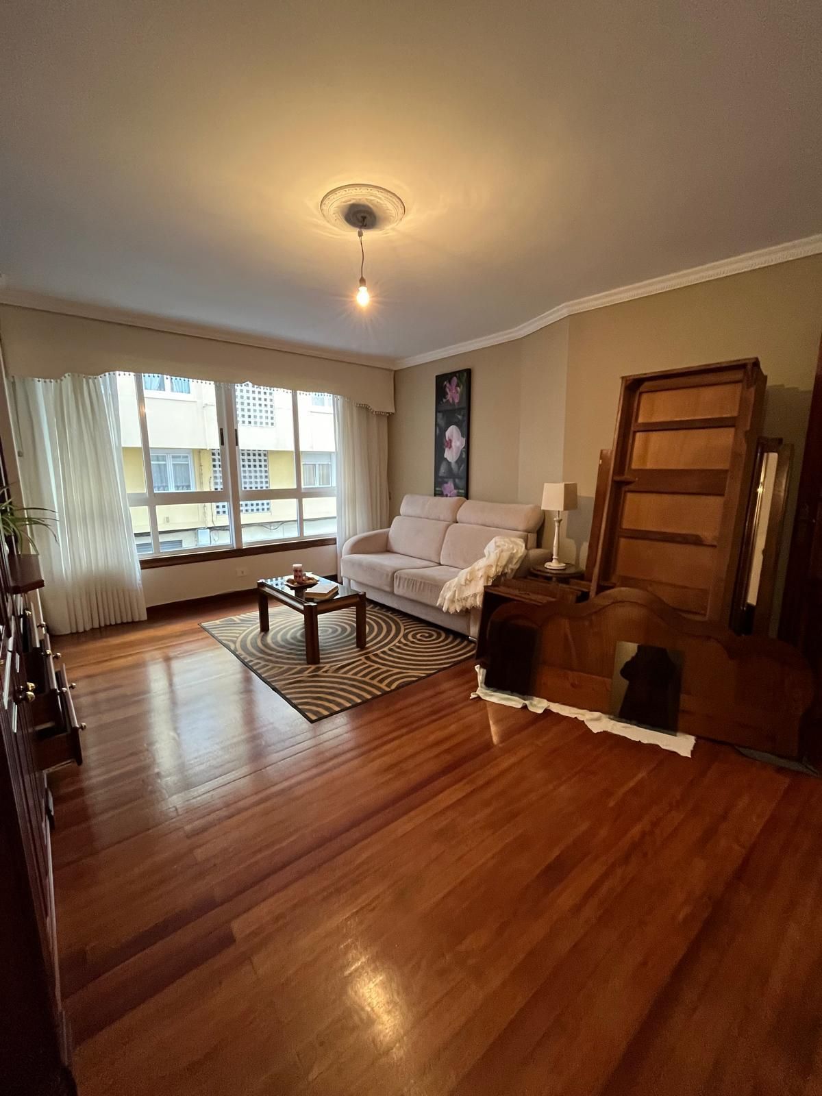 Living room of Flat for sale in A Coruña Capital   with Storage room