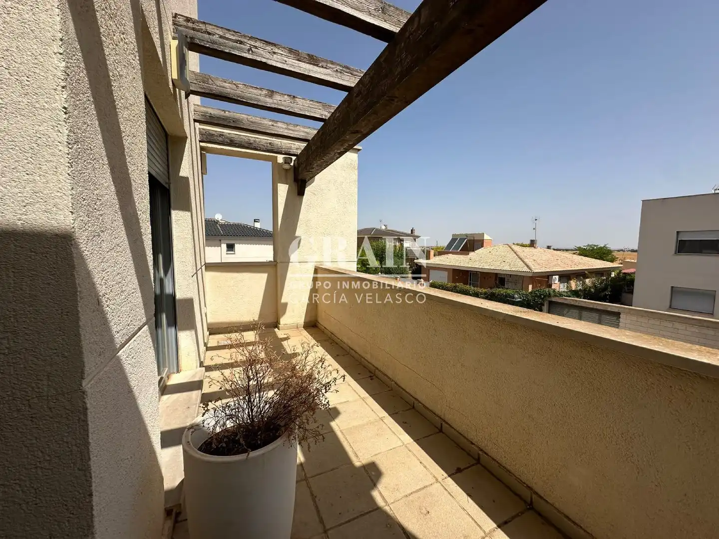 Terrassa de Casa adosada en venda en Albacete amb Calefacció, Jardí privat i Terrassa