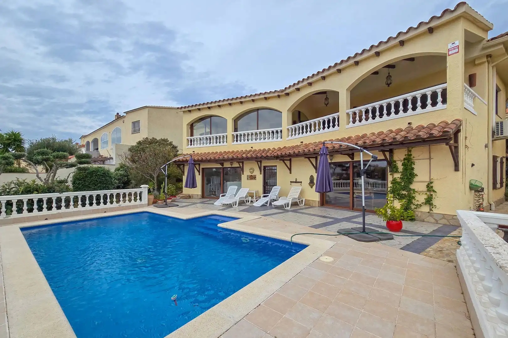 Swimming pool of Houses for sale in Roses  with Private garden, Terrace and Swimming Pool