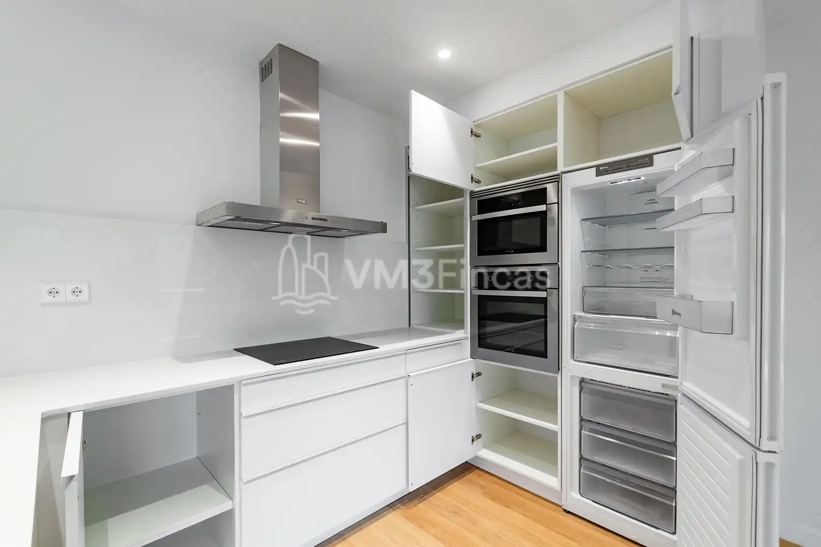 Küche von Wohnung zur Miete in Barcelona mit Klimaanlage, Heizung und Terrasse