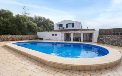 Piscina de Finca rústica en venda en Sant Lluís amb Calefacció, Terrassa i Piscina