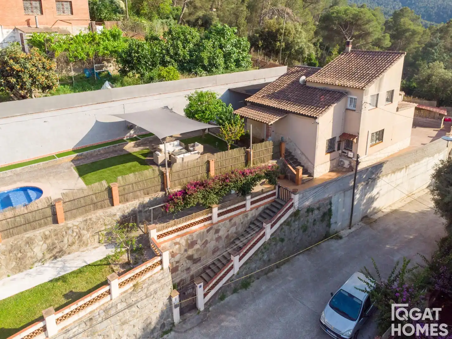 Terraza de Casa o chalet en venta en Sant Cugat del Vallès con Aire acondicionado, Calefacción y Terraza