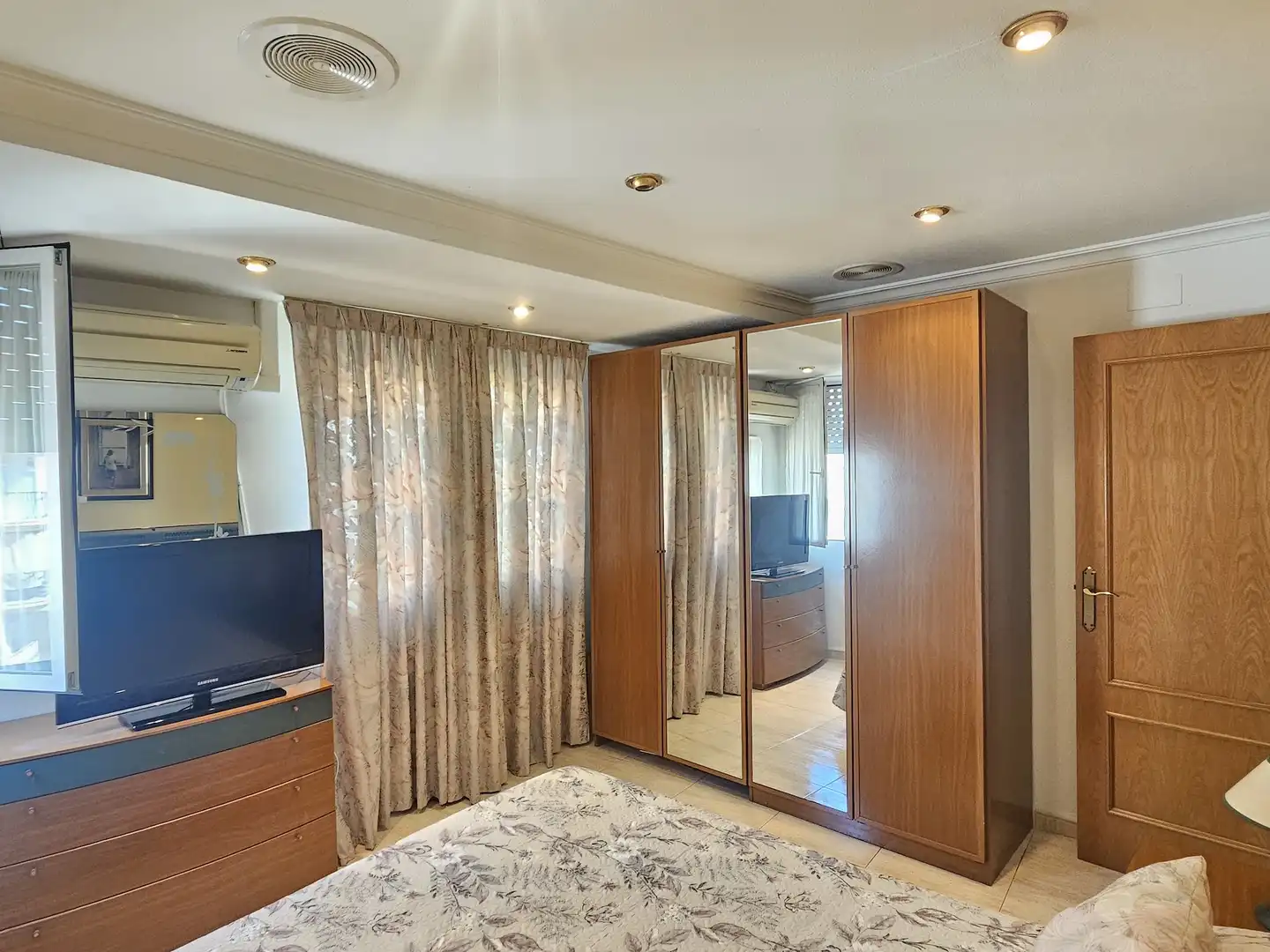 Bedroom of Flat for sale in Santa Pola  with Air Conditioner, Furnished and TV