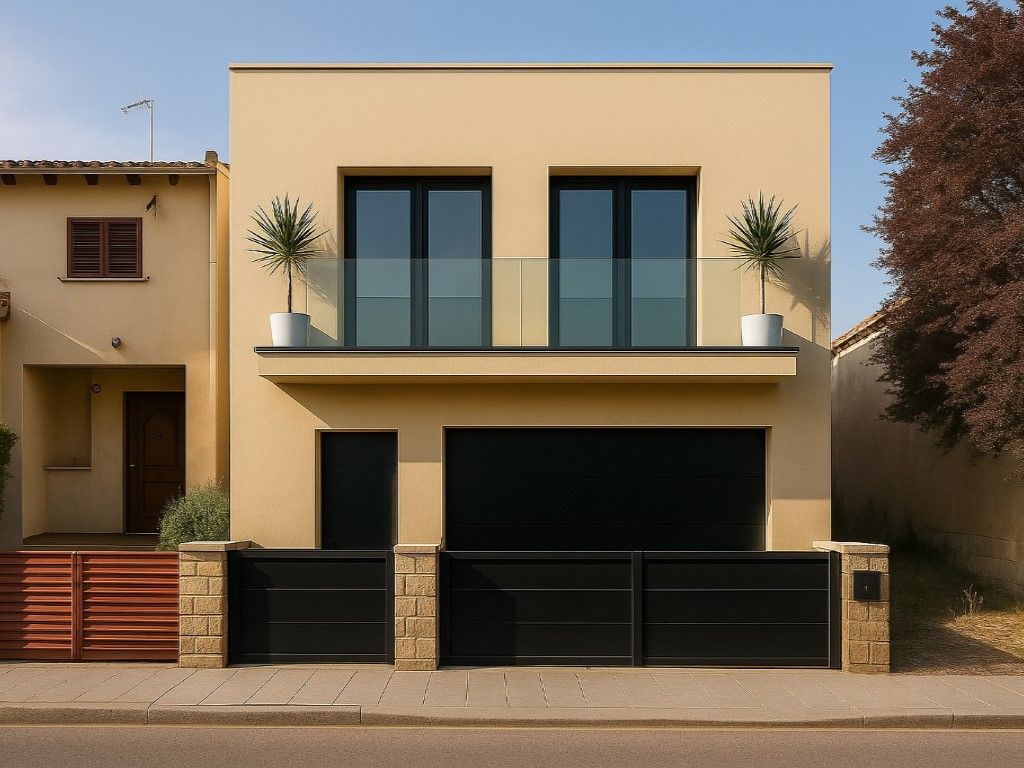 Vista exterior de Casa o xalet en venda en Banyeres del Penedès amb Jardí privat i Terrassa