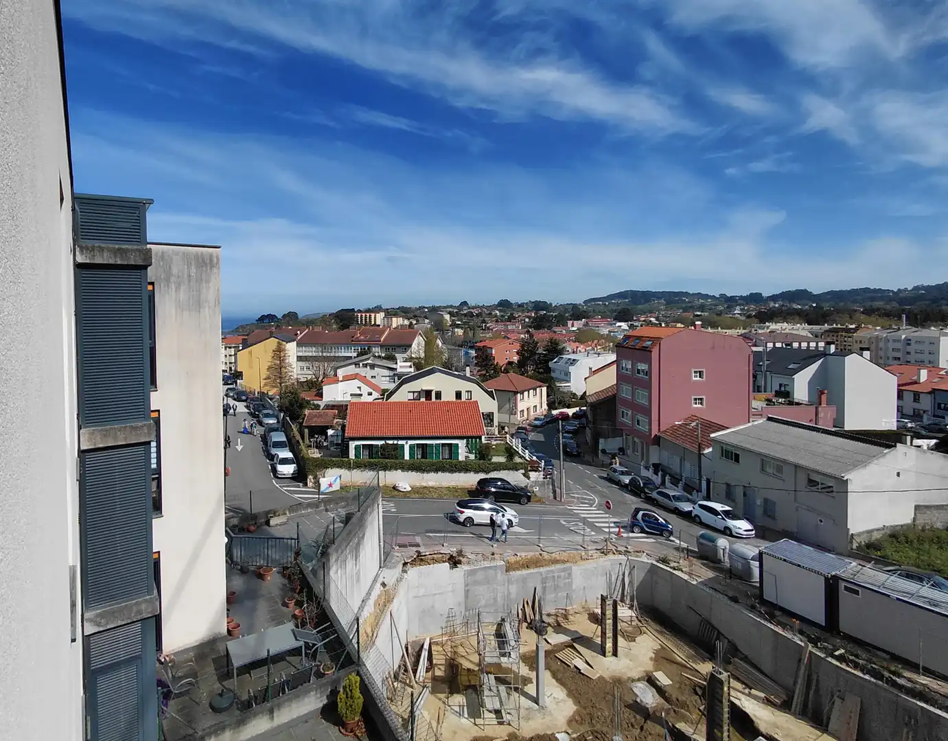 Vista exterior de Piso en venta en Oleiros con Calefacción, Parquet y Trastero