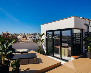 Terrace of Attic to rent in  Barcelona Capital  with Air Conditioner, Terrace and Pets allowed