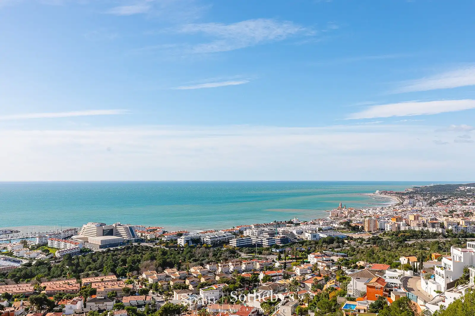 Vista exterior de Casa o xalet en venda en Sitges amb Aire condicionat, Calefacció i Jardí privat