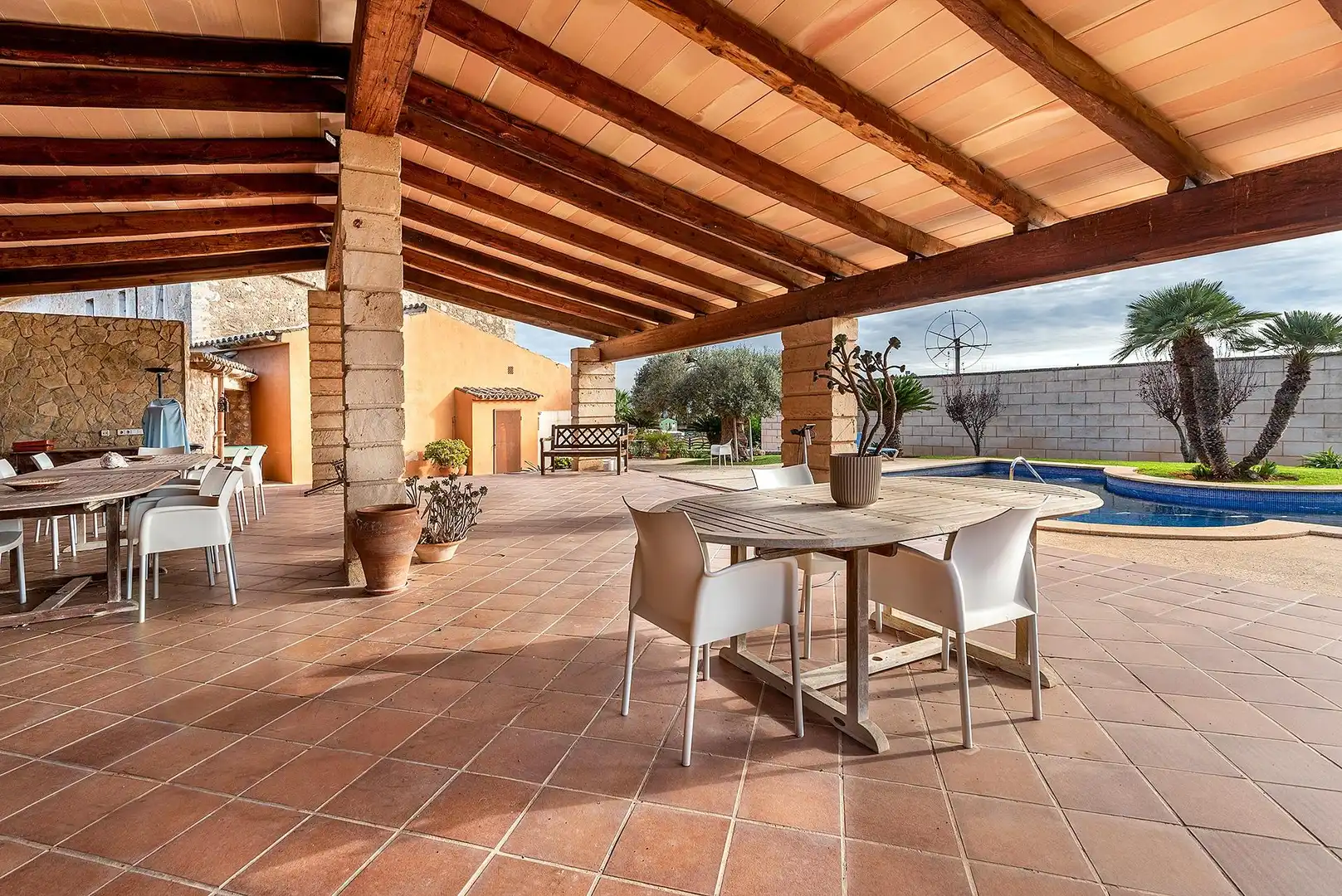 Terraza de Finca rústica en venta en  Palma de Mallorca con Calefacción, Jardín privado y Terraza