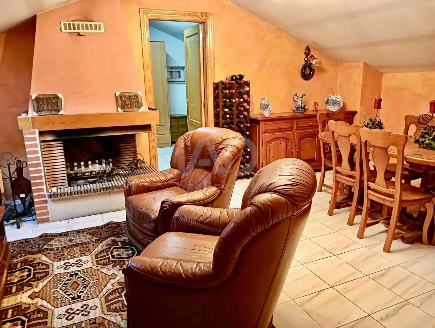 Sala de estar de Casa o chalet en venta en Soto de la Vega con Calefacción y Terraza