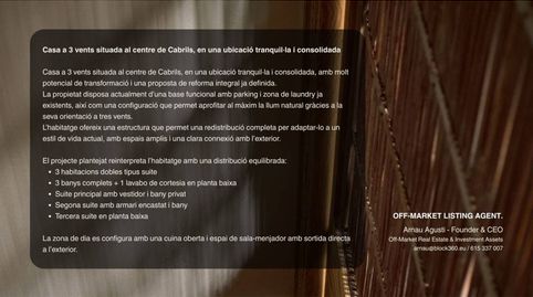 Foto 3 de Casa o chalet en venta en Cabrils, Barcelona