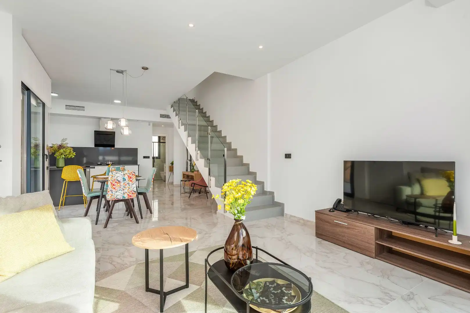 Sala de estar de Casa o chalet en venta en Benijófar con Aire acondicionado, Terraza y Piscina