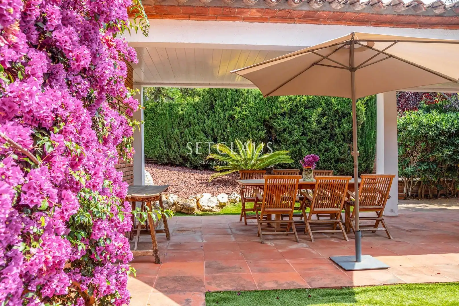 Terrace of Houses for sale in Premià de Dalt  with Air Conditioner, Heating and Private garden
