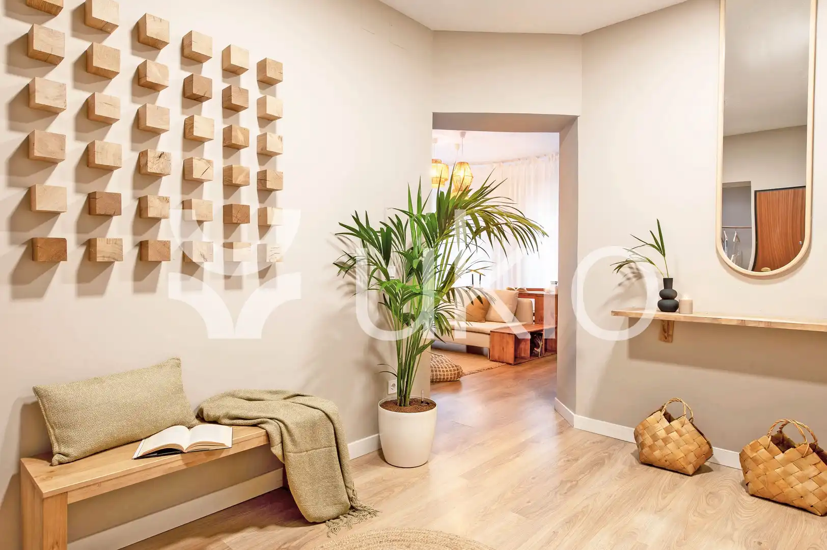 Sala de estar de Apartamento de alquiler en Madrid con Aire acondicionado, Calefacción y Terraza