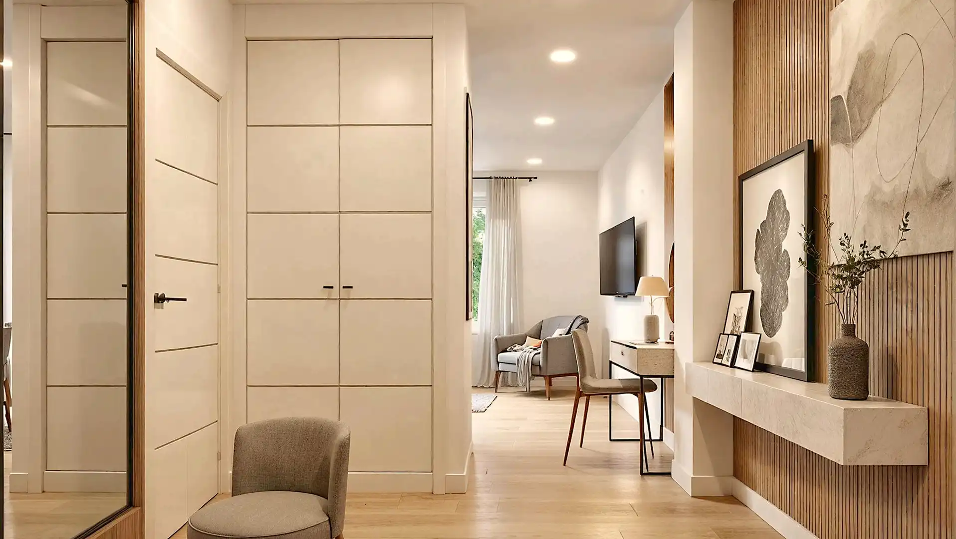 Dormitori de Casa o xalet en venda en Sevilla la Nueva amb Jardí privat