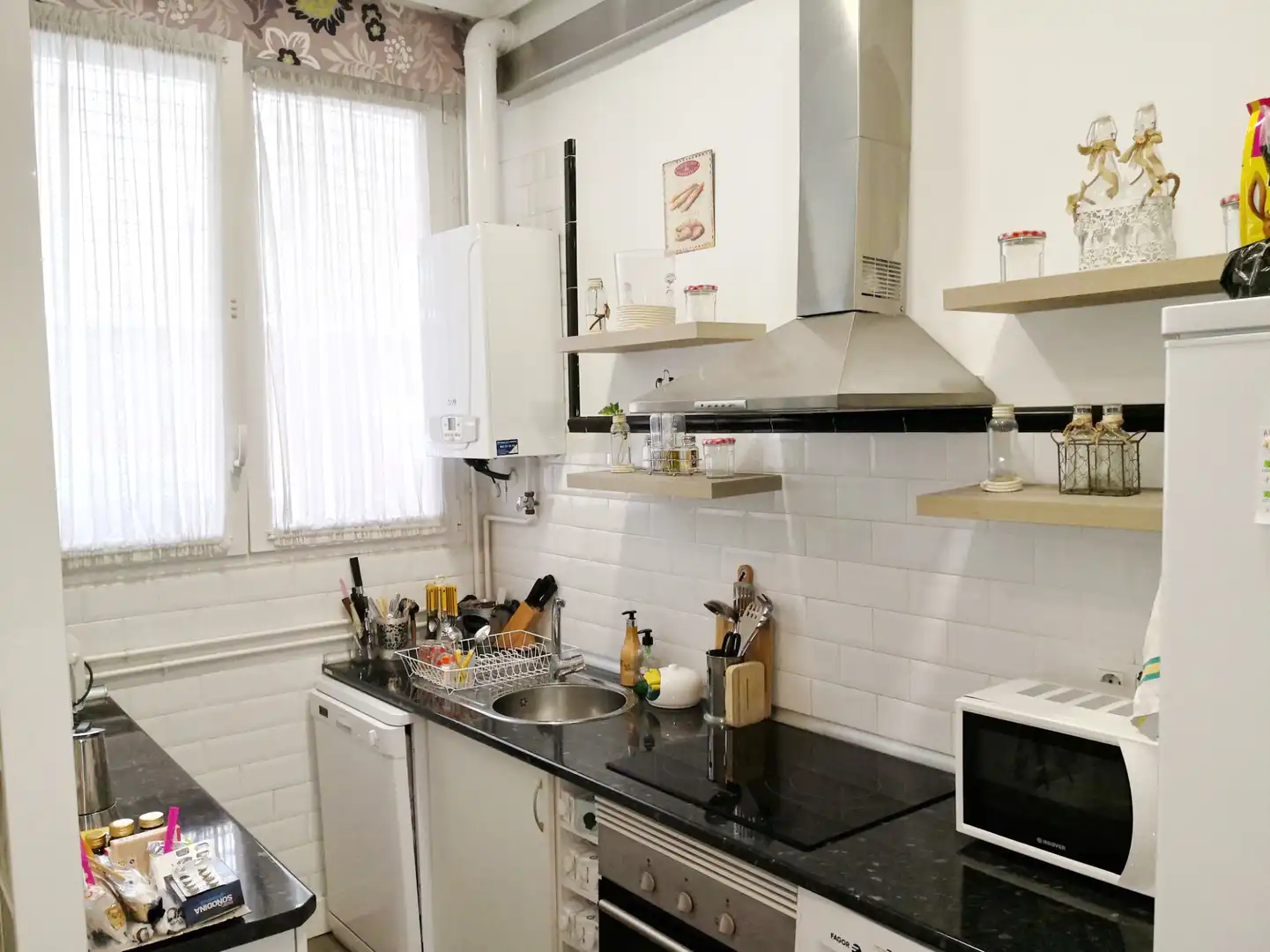 Kitchen of Flat for sale in Madrid  with Heating