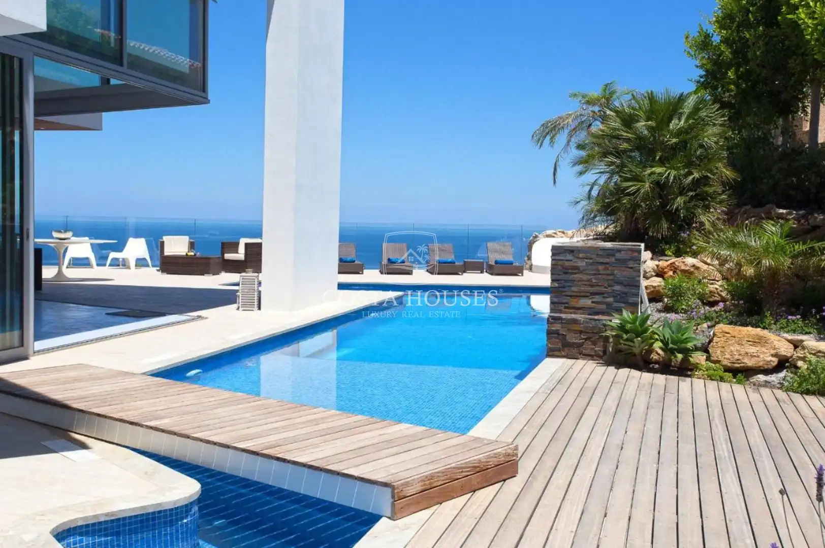 Swimming pool of Houses for sale in Jávea / Xàbia  with Air Conditioner, Private garden and Terrace