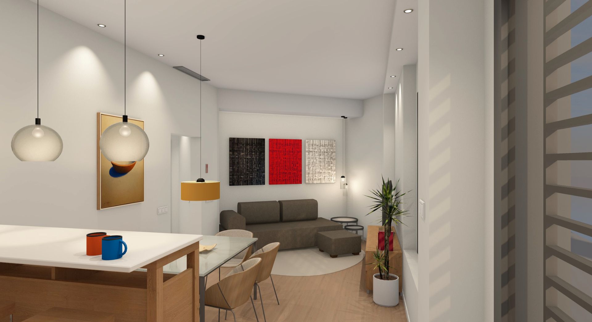 Sala d'estar de Pis en venda en  Barcelona Capital amb Aire condicionat i Calefacció