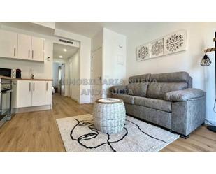 Living room of Flat to rent in  Almería Capital  with Air Conditioner, Terrace and Furnished