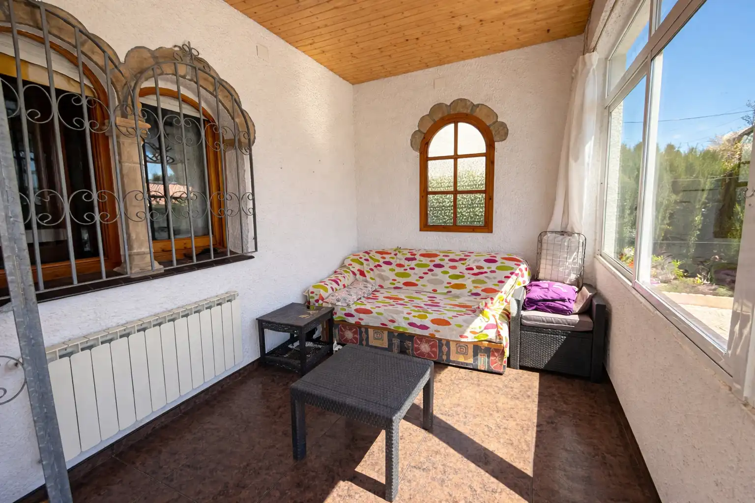 Terraza de Casa o chalet en venta en Mont-roig del Camp con Aire acondicionado, Calefacción y Jardín privado