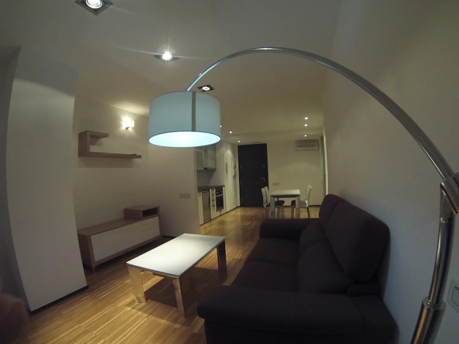 Sala de estar de Apartamento de alquiler en  Murcia Capital con Aire acondicionado, Calefacción y Amueblado