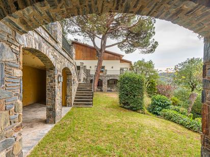 Vista exterior de Casa o xalet en venda en Sant Quirze Safaja amb Jardí privat, Parquet i Terrassa