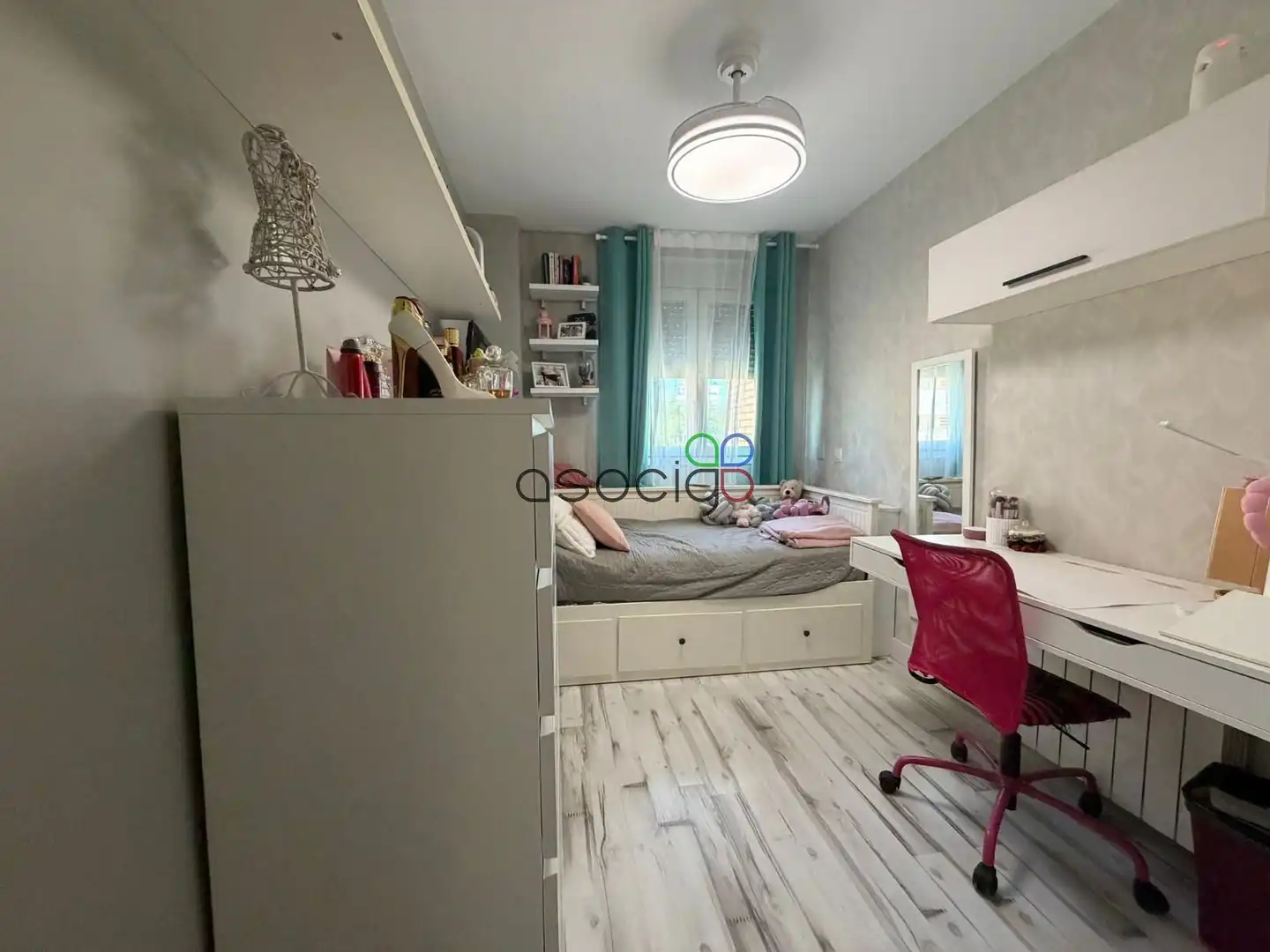 Bedroom of Flat for sale in Fuenlabrada  with Heating, Storage room and Swimming Pool